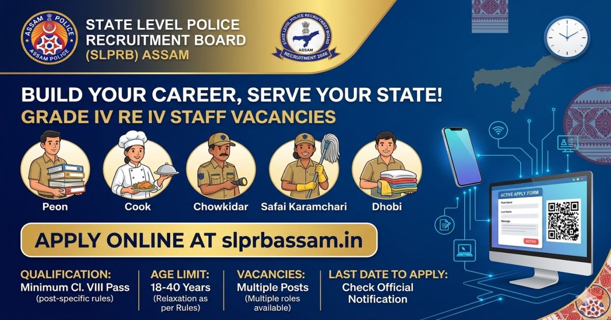 slprb assam police grade iv recruitment 2026